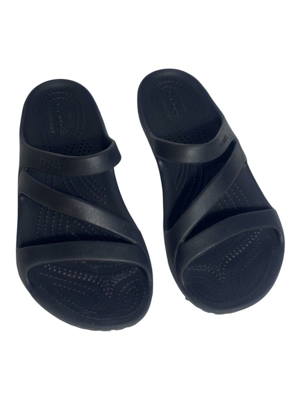 Crocs black Kadee II slide sandals women’s 8